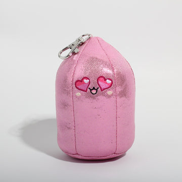 Baby Rosie, the rose quartz bag charm